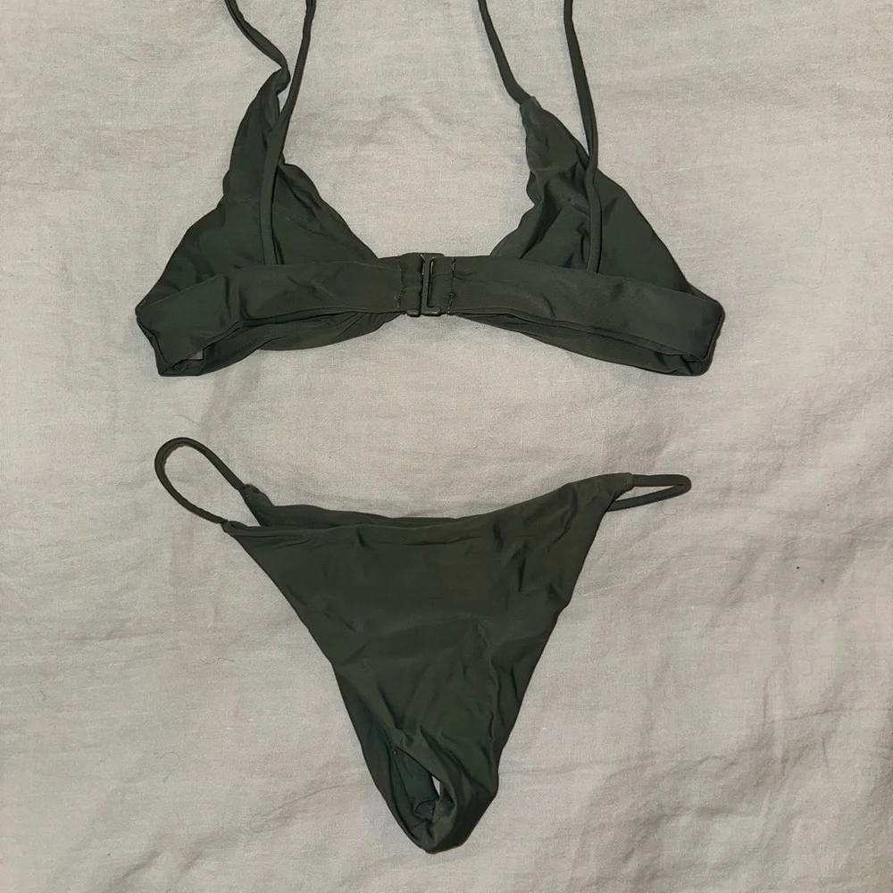 Tobi Dark Green Olive Bikini Set - Picture 3 of 5
